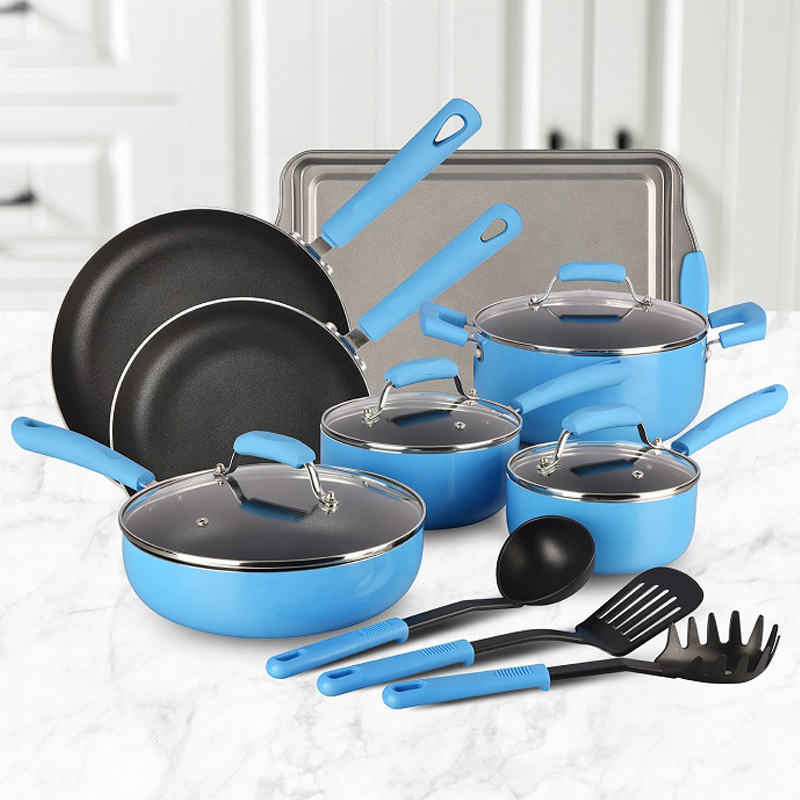 Cheap Factory Price Kitchen Cooking Nonstick Aluminium Set Cookingware Cookware Pot Sets