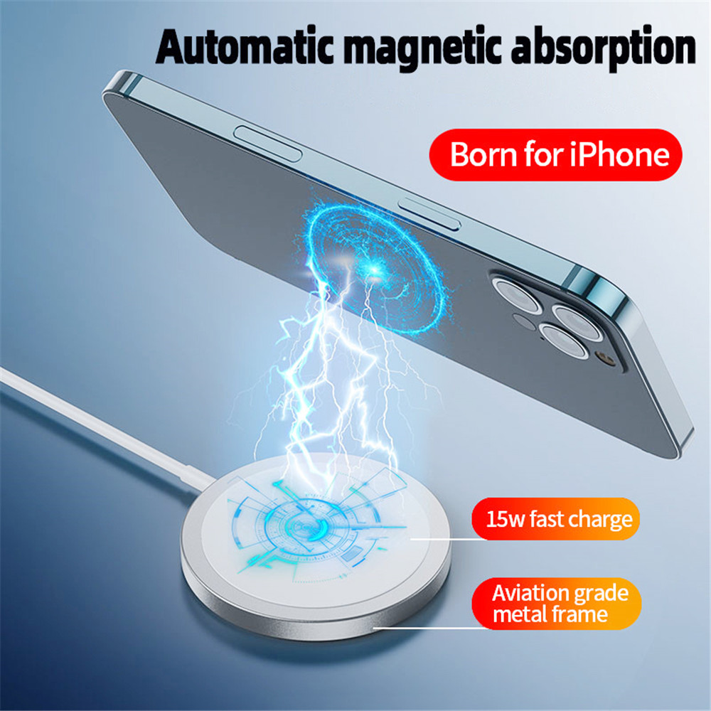 Магнитное Беспроводное зарядное устройство для iPhone 12/ 12 pro/12 pro max phone