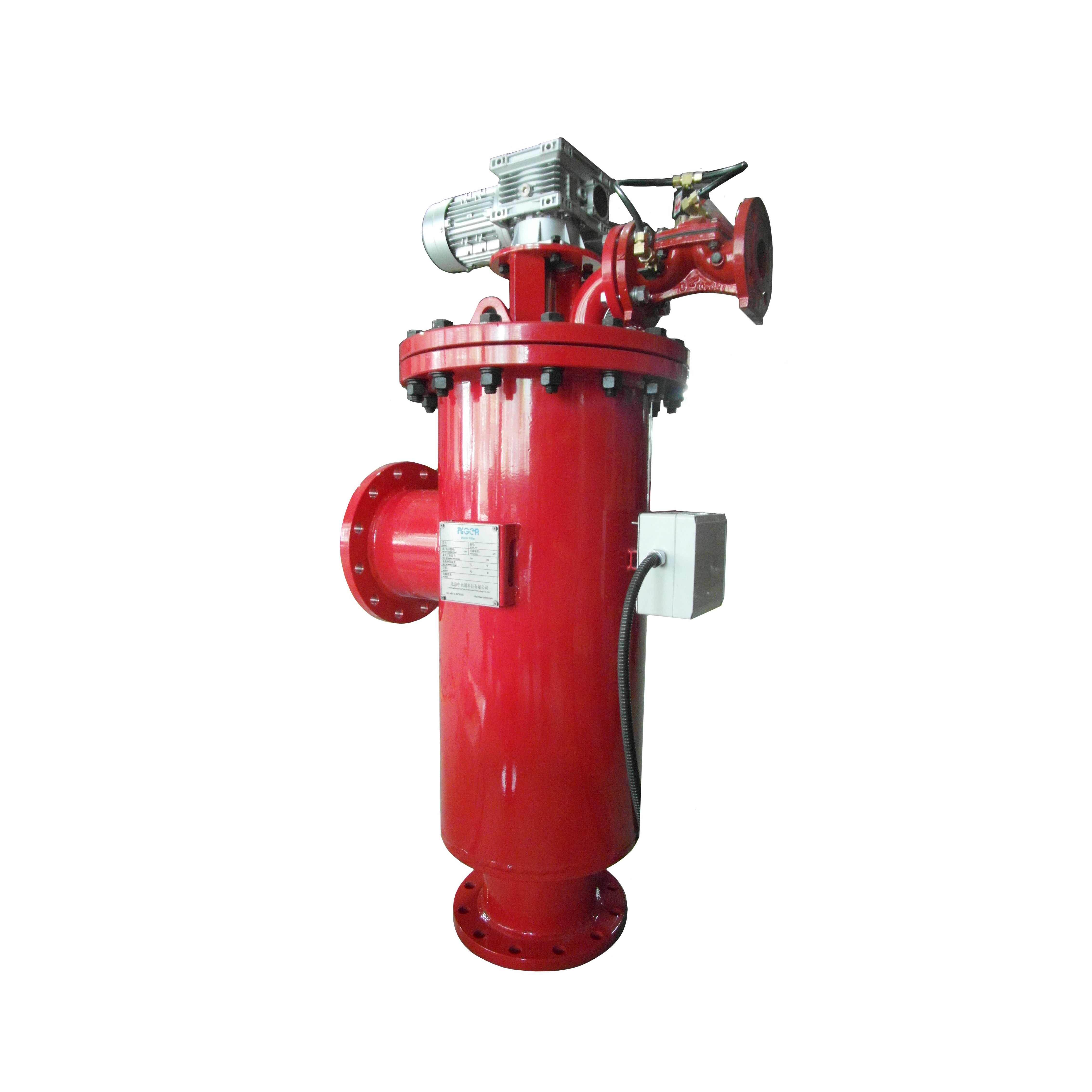 AIGER brush type water purifier self cleaning filter for irrigation or industry use