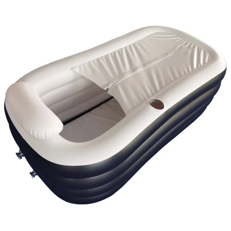 Hot Selling New Black PVC Inflatable Bathtubs Spa Hot Tub Adult Foldable Bathtub