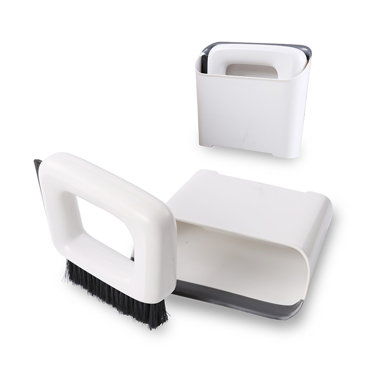 small plastic desktop brush scrubber with dustpan tabletop dust brush broom and dust pan set