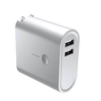 2 в 1 Электроника, новые продукты, двойное настенное зарядное устройство USB, карманный внешний аккумулятор для мобильного телефона 50000 мАч