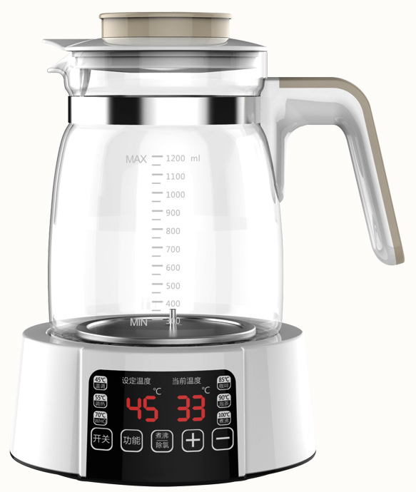 Temperature Water Warmer Glass Electric Kettle 1200ml Kettle Baby Smart Milk Thermostat Constant