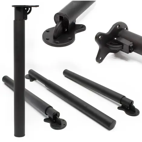 Industrial Iron Metal Adjustable Folding Dining Table Legs Folding Telescopic Table Legs Motorized Adjustable Height Table Legs