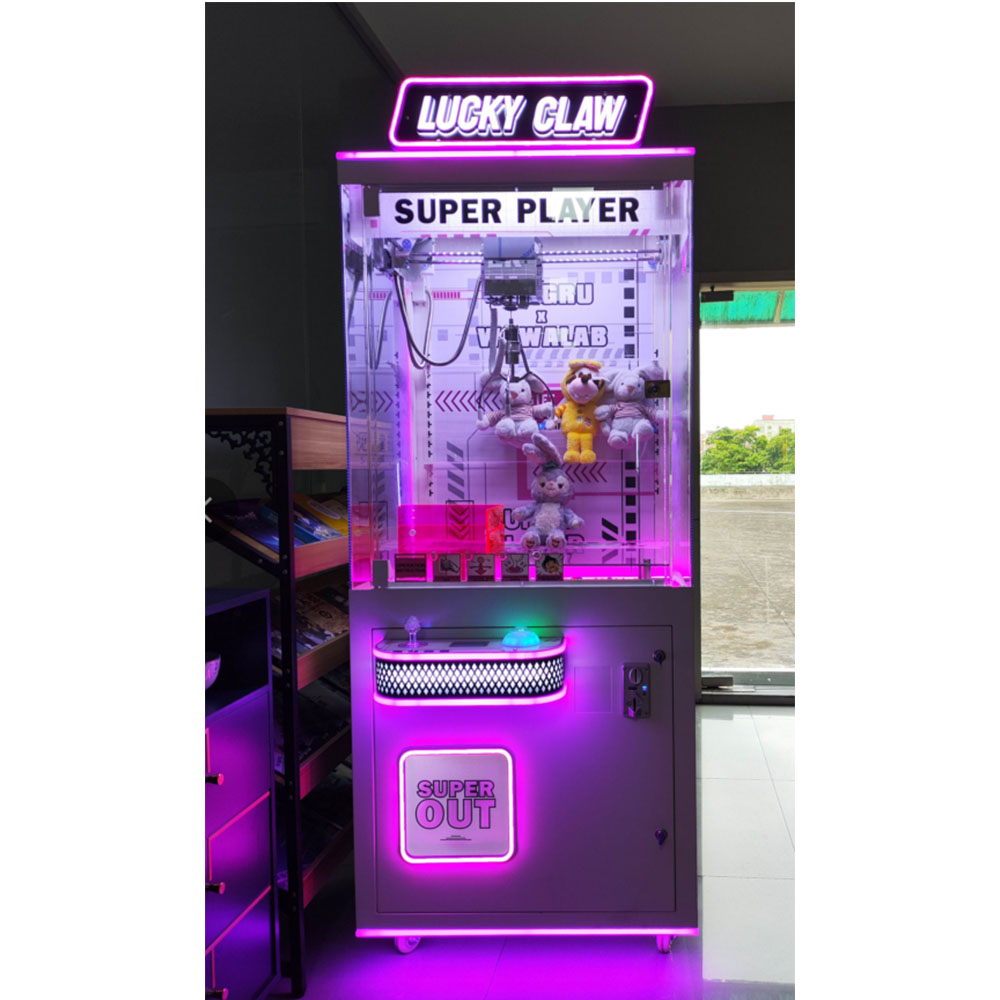USA Popular Toy Vending Machine Coin Operated arcade Doll Machine Claw Crane grabber prize vending out Toy Gift game machine