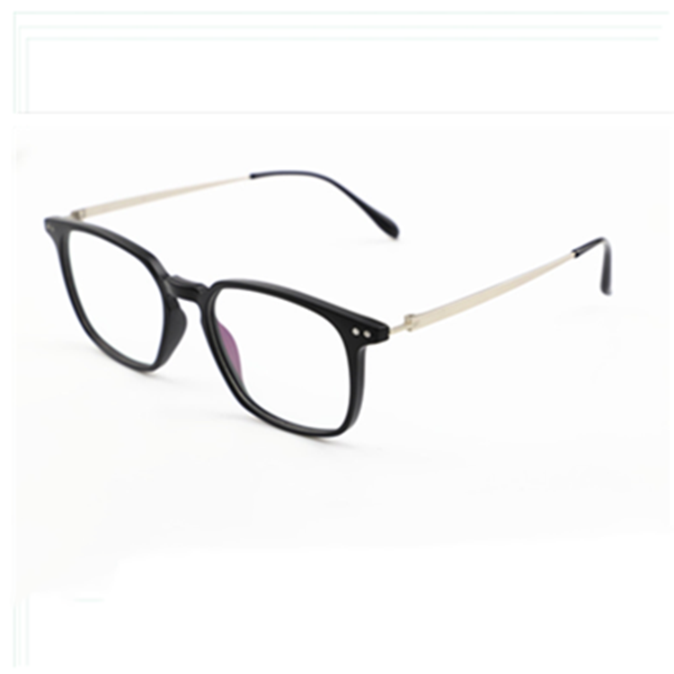 2021 popular new style TR90 frame square big box metal legs computer glasses anti blue