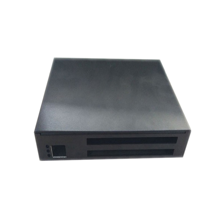 Индивидуальные порошковое покрытие черный процесс промышленности dvd dvr случае металла штамповки частей