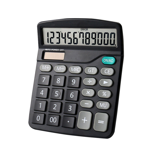 12 Digits Electronic Calculator Large Screen Desktop Calculators Home Office School Calculators Financial Accounting Tools