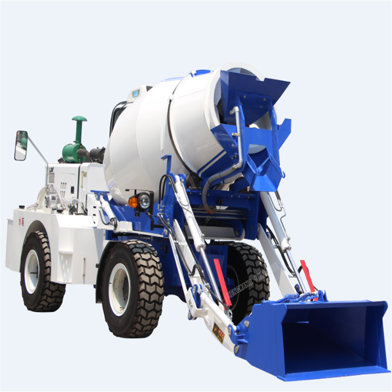 CE approved 3.5 M3 self loading mobile concrete mixer truck