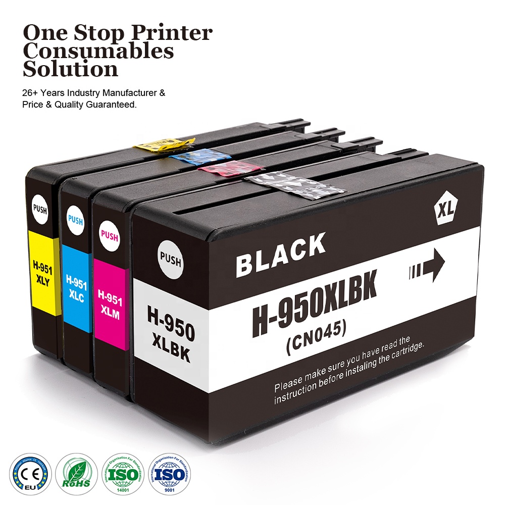 INK-мощность 950 951 XL 950XL 951XL Премиум Совместимость Цветной струйный картридж с чернилами для HP950XL для струйного принтера HP Officejet Pro 8610 8600 принтер