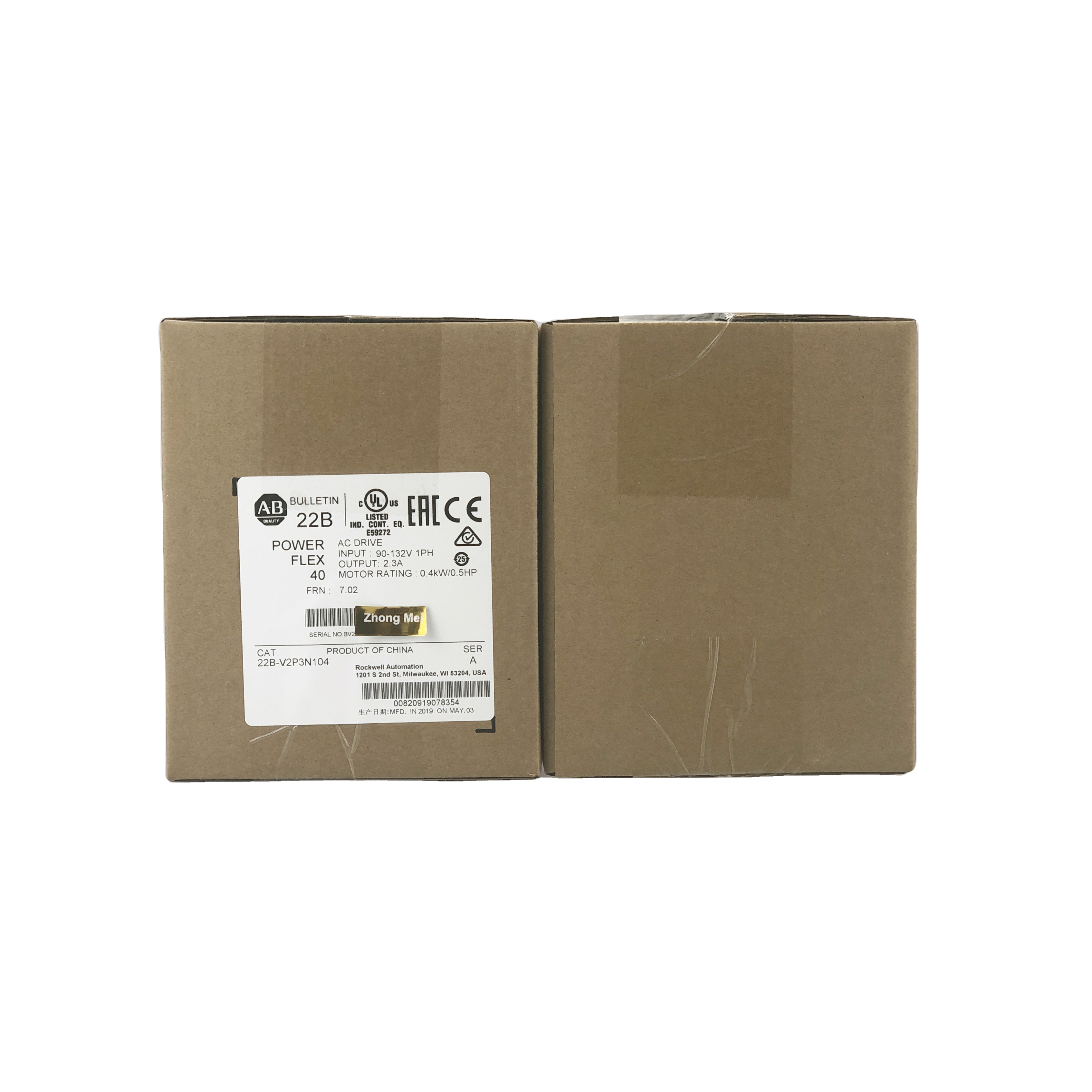 High Quality 22B-V2P3N104 PowerFlex 40 Allen Bradley Frequency Converter AC Drive 22B-V2P3N104