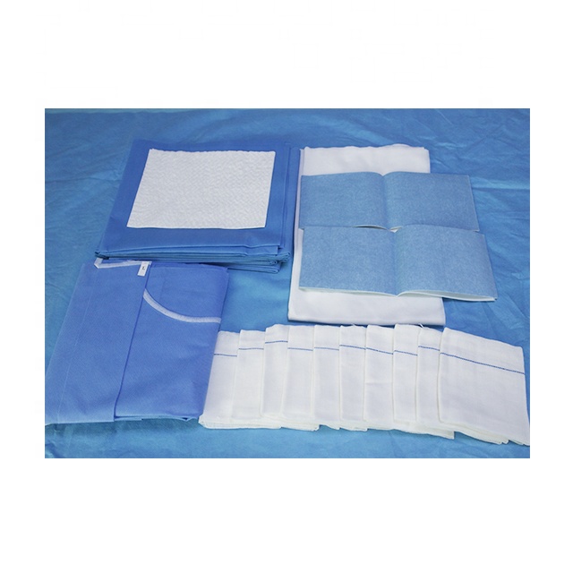 Disposable Cesarean surgical drape/sterile field drape EO sterile drapes