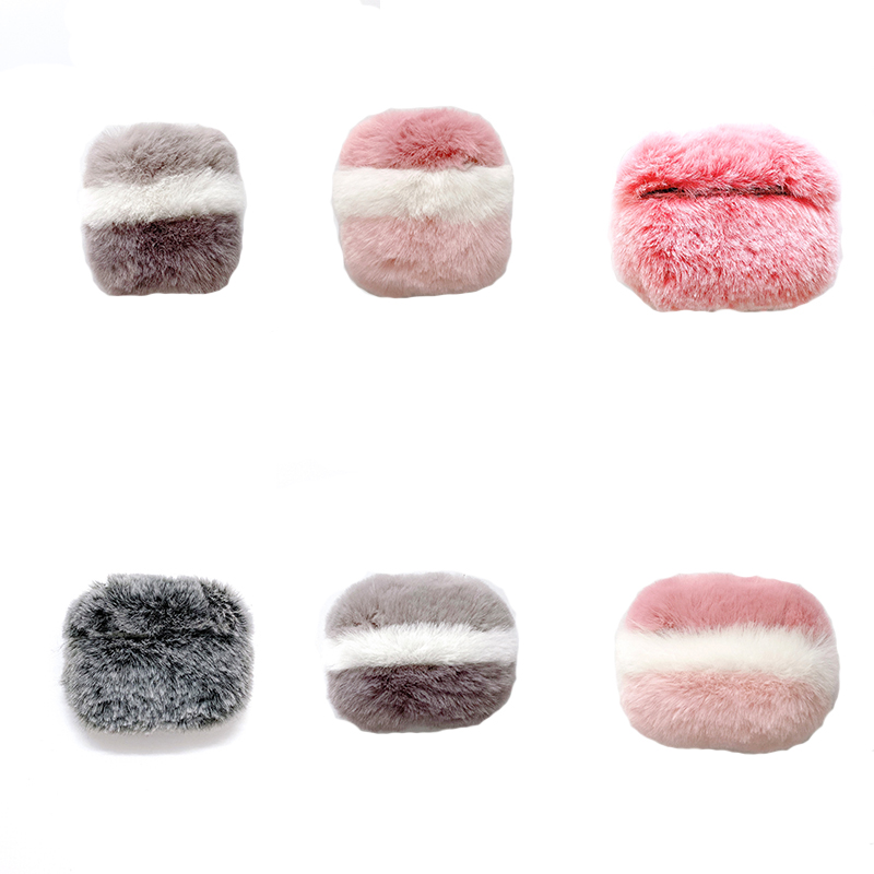 Плюшевый чехол BOORUI kawaii для air pods pro, роскошный модный защитный чехол для наушников airpods 1 2 3