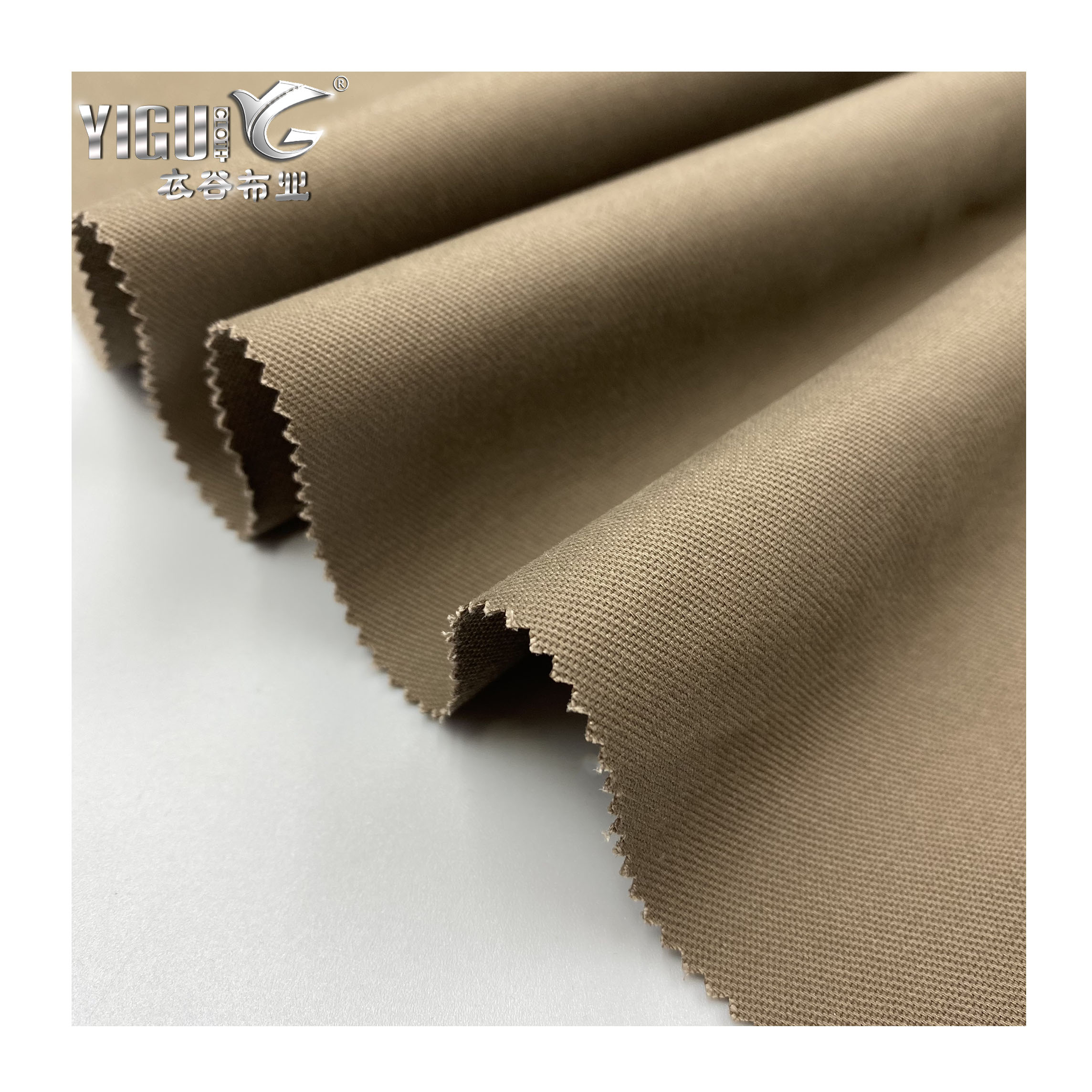 Wide Width 32*7 300gsm Non Stretch Woven Twill 100% Cotton Fabric Double Faced Peach Finished