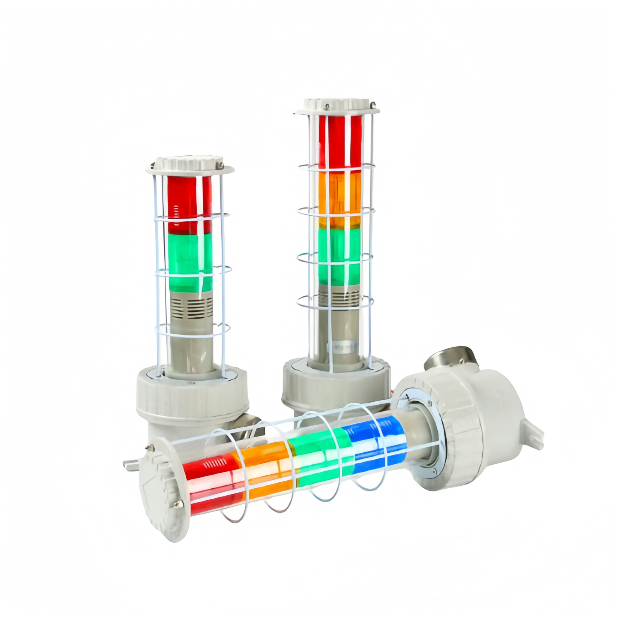 ATEX IP66 WF1 WF2 120dB Customizable Buzzer Alarm Sound Warning Siren Light For Detecting Machine Failure