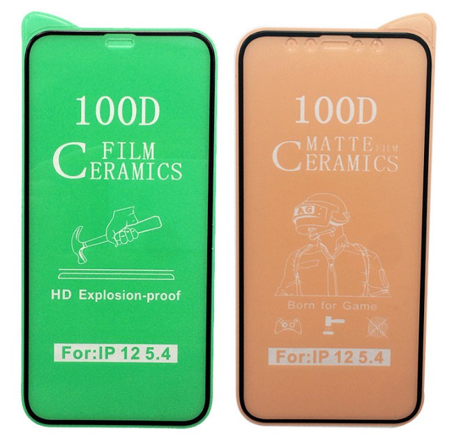 Матовая прозрачная 100D керамическая Защита экрана для Redmi iPhone Huawei Samsung Infinix Tecno