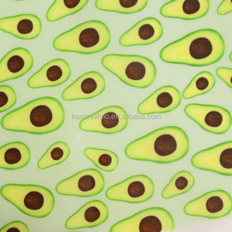 Cheap custom friendly organic reusable cotton sandwich bag storage beeswax food wraps paper sheet roll