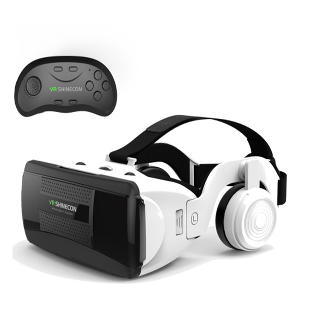 Очки виртуальной реальности VR SHINECON BOX G06E, 3D очки виртуальной реальности, гарнитура VR BOX для Google cardboard