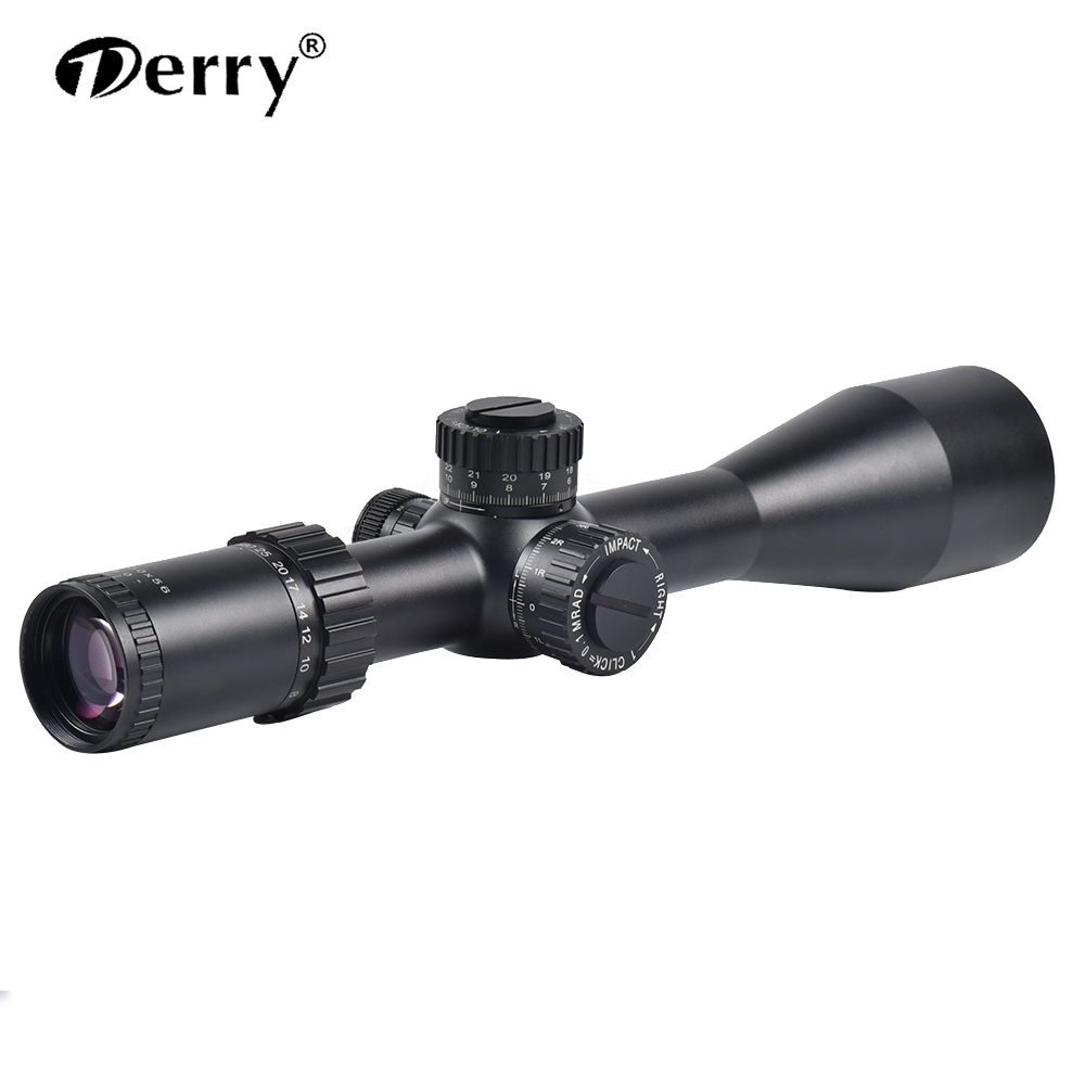 Оптический прицел Derry Optics, охотничий прицел с красной точкой и подсветкой, трубка 34 мм, 5-30x56 FFIR
