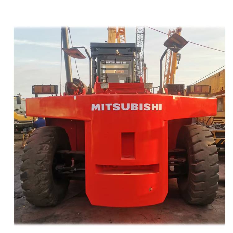 Б/у дизельный вилочный погрузчик Mitsubishi на 35 тонн, 35000 кг, вилочный погрузчик Mitsubishi, низкая цена
