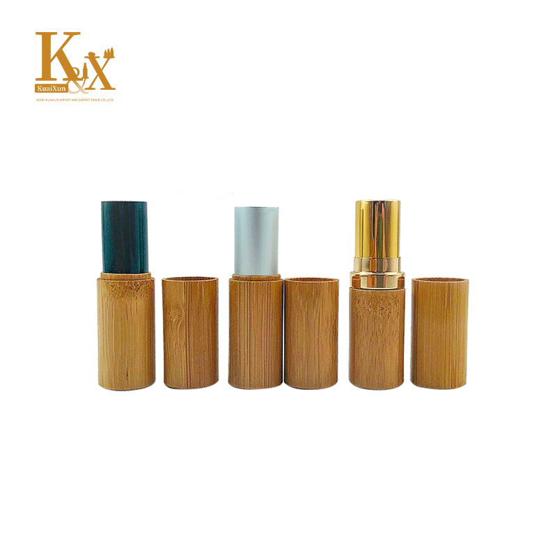 biodegradable packaging empty makeup container lipstick tube Bamboo lipstick packing tubes lip balm container lipstick tube