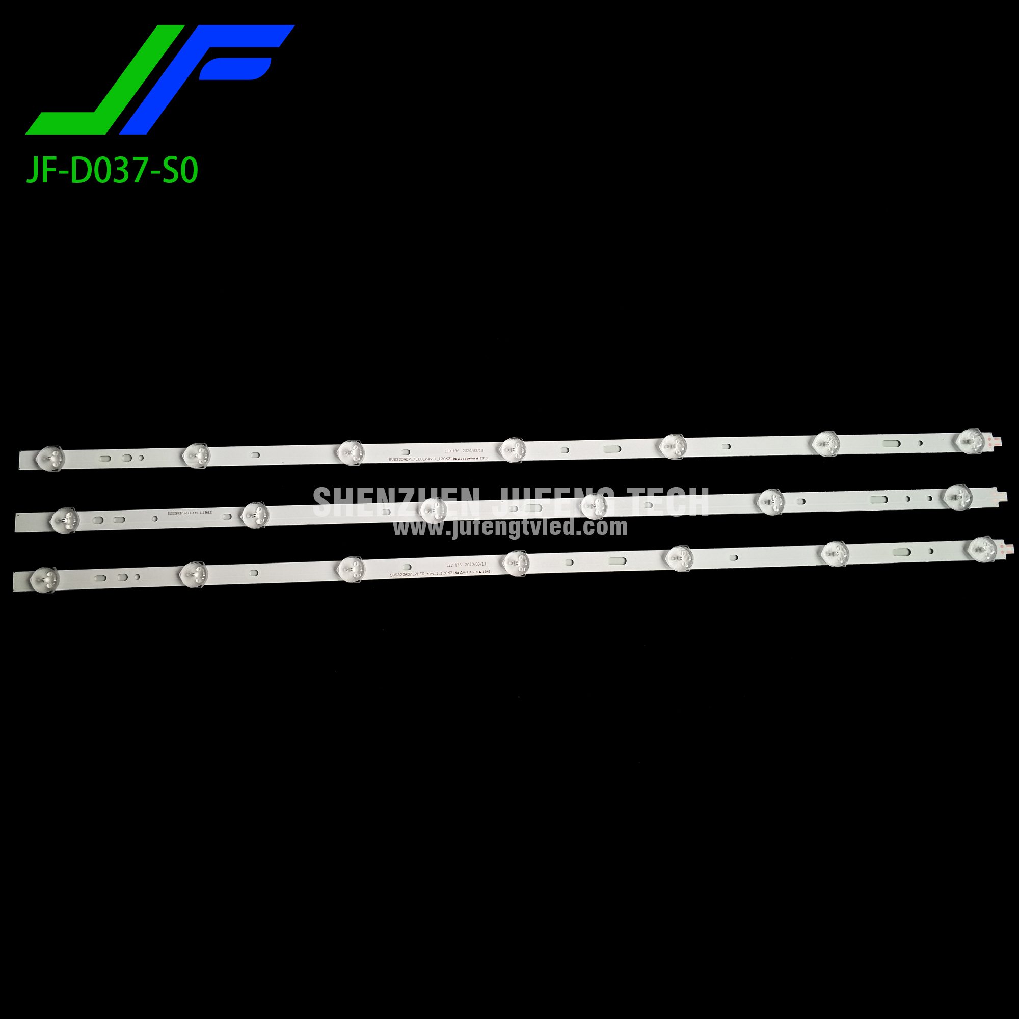 JF-D037 ЖК-телевизор Светодиодная подсветка полосы для VESTEL 32 "seclink led 136 2020/03/13 SVS320AD7_7LED_rev.1_120621 SVS320AD7-6LED_rev