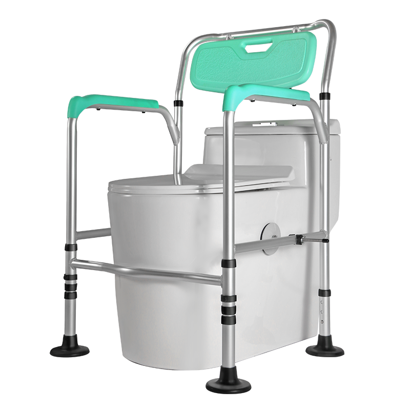 New product rehabilitation supplies bathroom toilet non-slip adjustable aluminum toilet handrail