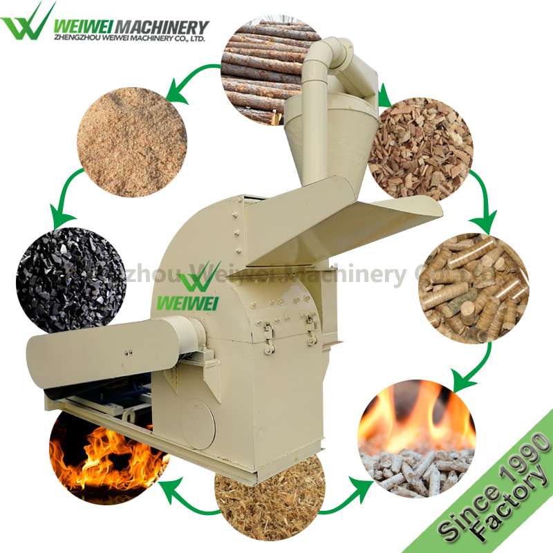 Weiwei отходов древесной биомассы sawdustmachine сельскохозяйственные отходы мельница дробилка для древесных отходов шлифовальная машина