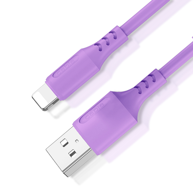 Лучшие продажи мягкая накладка из жидкого силикона с 1 м USB PD 20 Вт Быстрая зарядка Дата-кабель 8 pin для iPhone 12 Pro Max 11