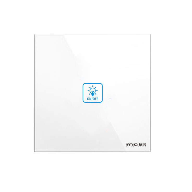 EU Smart Wifi Wall Touch Switch 1 Gang Glass Panel Decora light Switch TUYA Smart Life Universal Switch