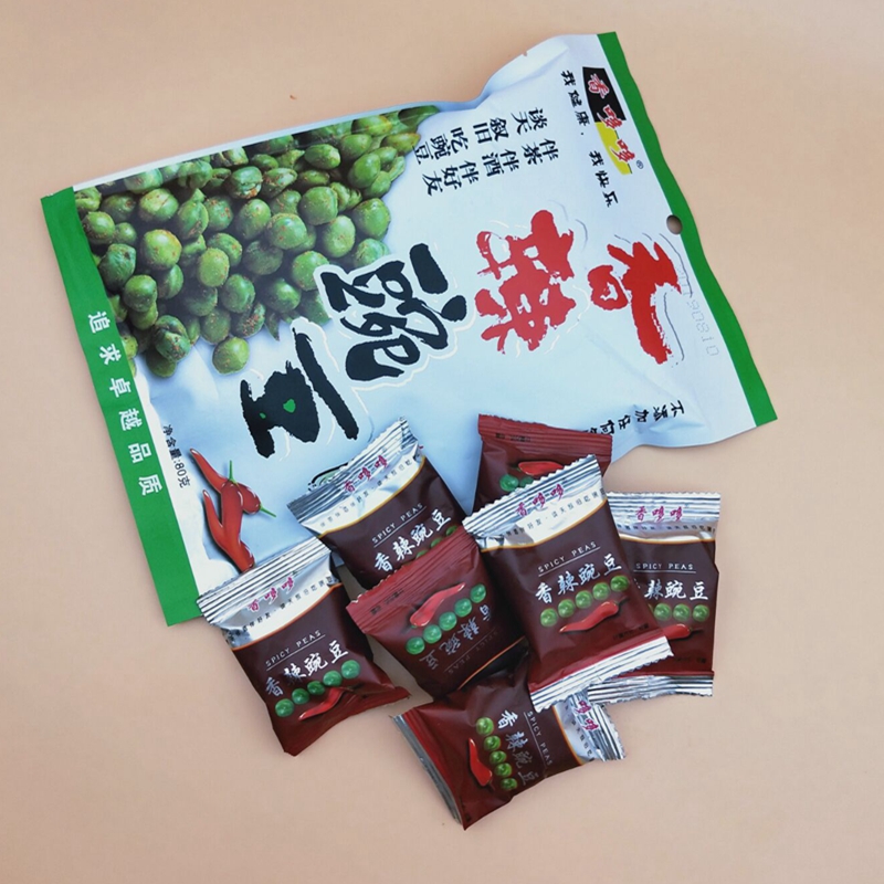 Zhejiang Xiangduoduo чаша бобы, чеснок ароматные зеленые бобы имеют уникальный вкус, включая отдельные саше упаковки 80 г