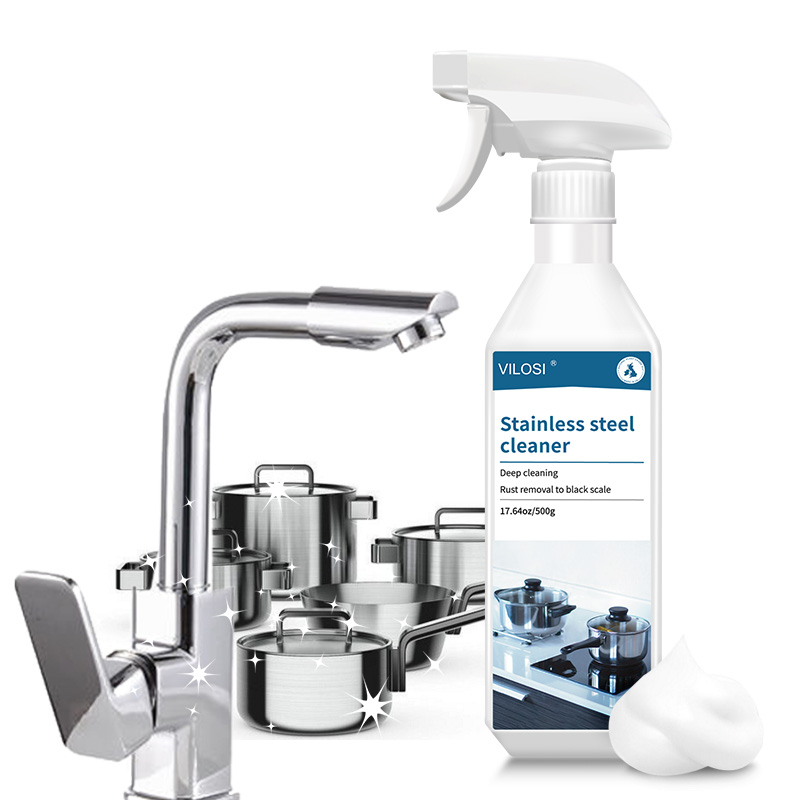 Strong effective stainless steel cleaner stain remover cleaning product