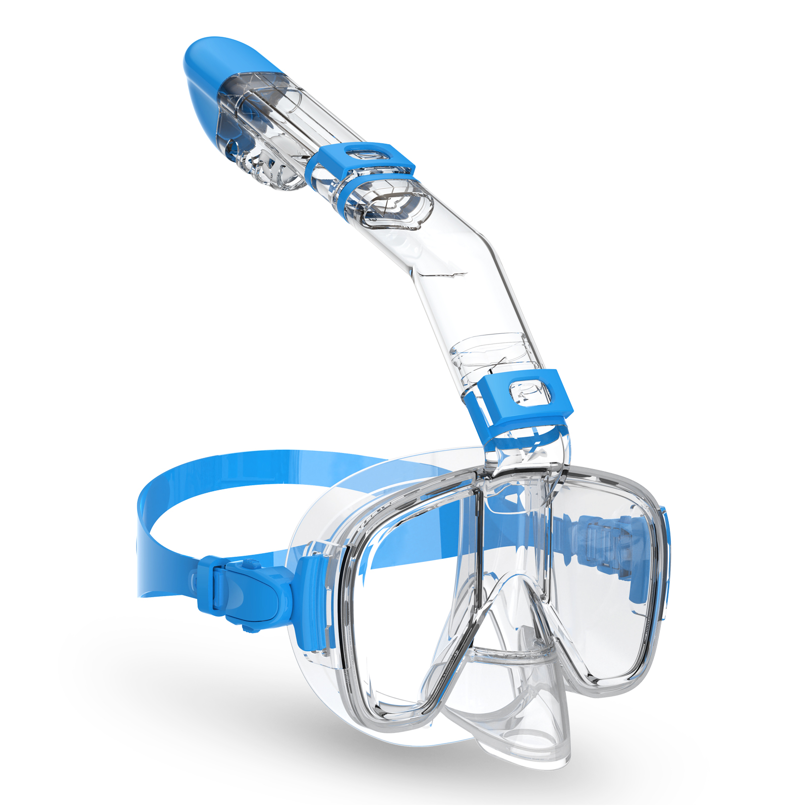 Popular Design Professional Anti-Fog Anti-Leak 3 in 1 Underwater Diving Mask Scuba Snorkel Swimming Goggles with Camera Mount