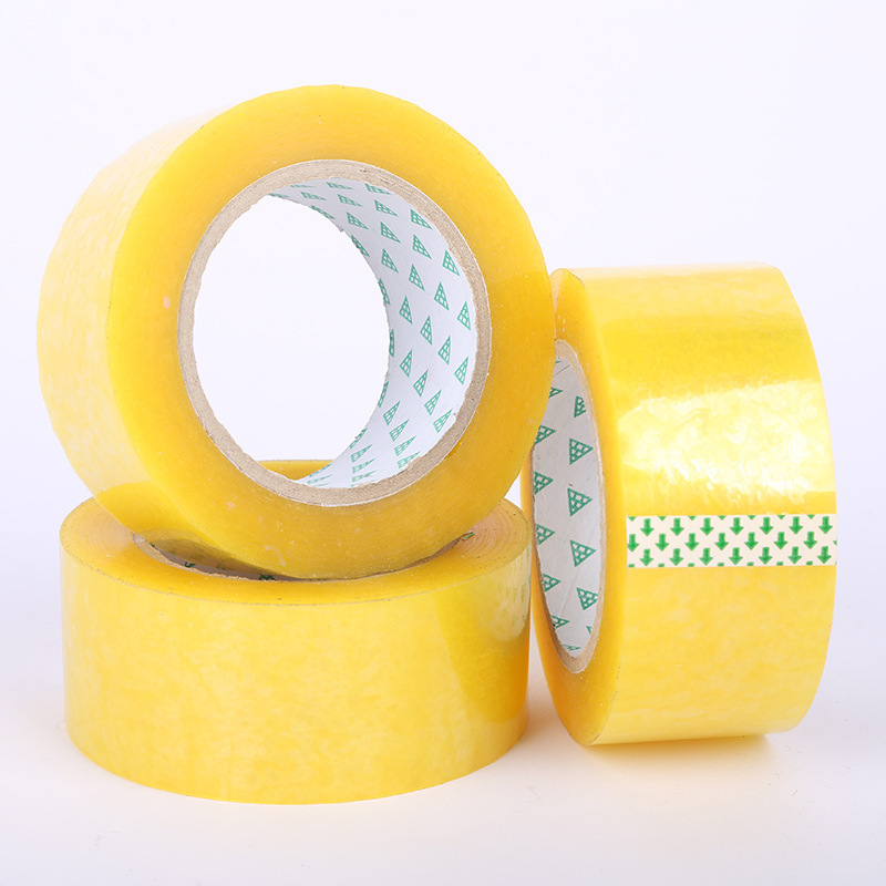 100m 200m 250m 500m 100yards Opp Packing Clear Tape customized Acrylic adhesive tape