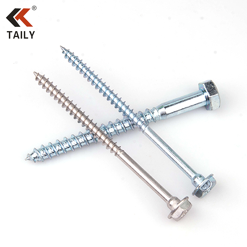 Taily высокопрочные крепежные элементы класса 8,8 с шестигранной головкой резьбонарезающая резьба мебельная Шестигранная резьба по дереву