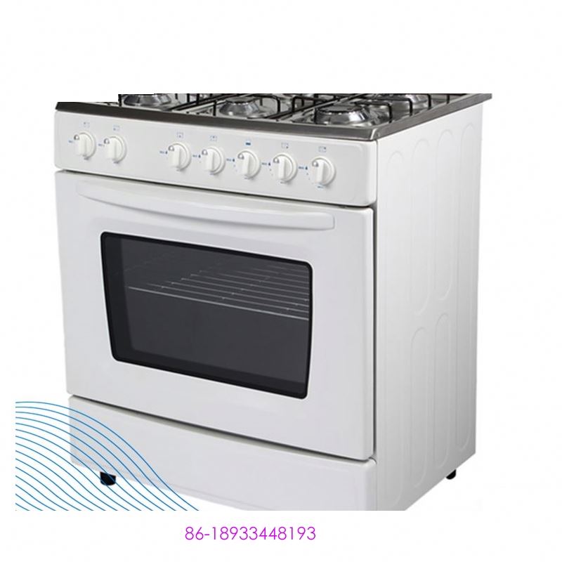 New Kitchen Appliance 30Inch 76X60cm 6 Gas Cooktops Burner Stove With Pizza Oven Maker