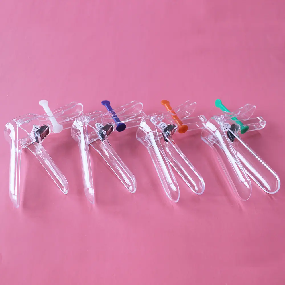 Professional medical disposable vaginal speculum medical disposable plastic vaginal speculum for gynecological