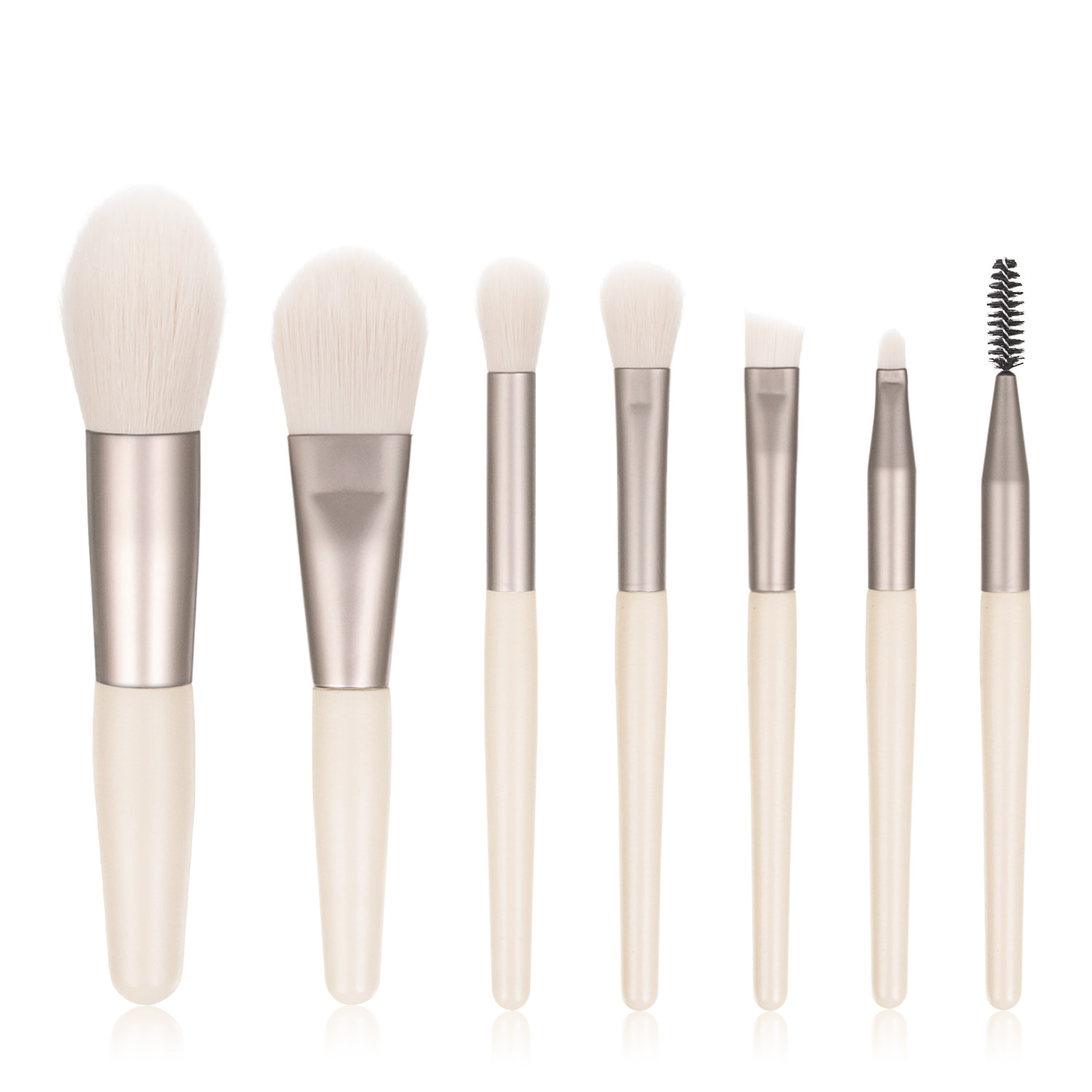 Мини Макияж компонентов набор кистей brochas de maquillaje 7 шт. путешествия набор кистей для макияжа