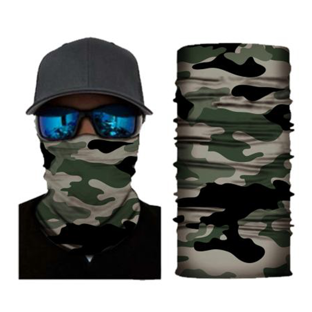 High Quality Large Elastic Custom Logo Printed Headwear Seamless Multi functional Tube Bandana Scarf
