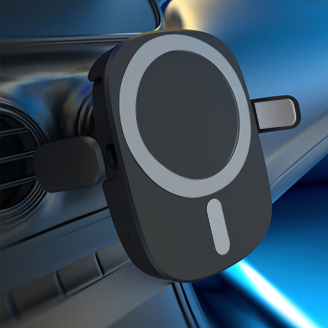 Universal Type C Qi Magnetic Wireless Quick Charger Phone Holder And Wireless Charger Car Charger Mount