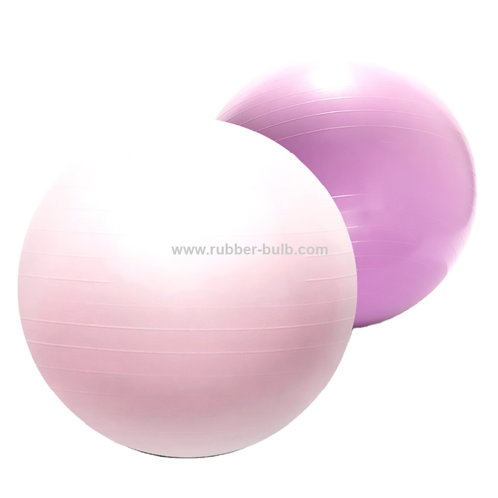 FULI Anti-burst Pvc Gym Ball Exercise Balance Stability Fitness Thick Yoga Ball 55cm 65 Cm With Air Pump