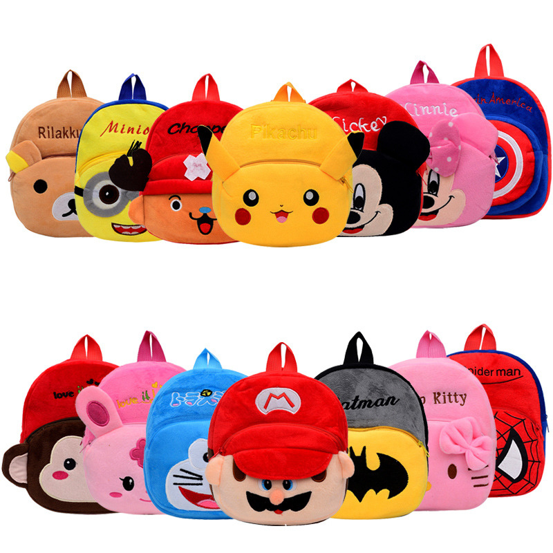 wholesale designer folding plush custom cooler kids school backpack