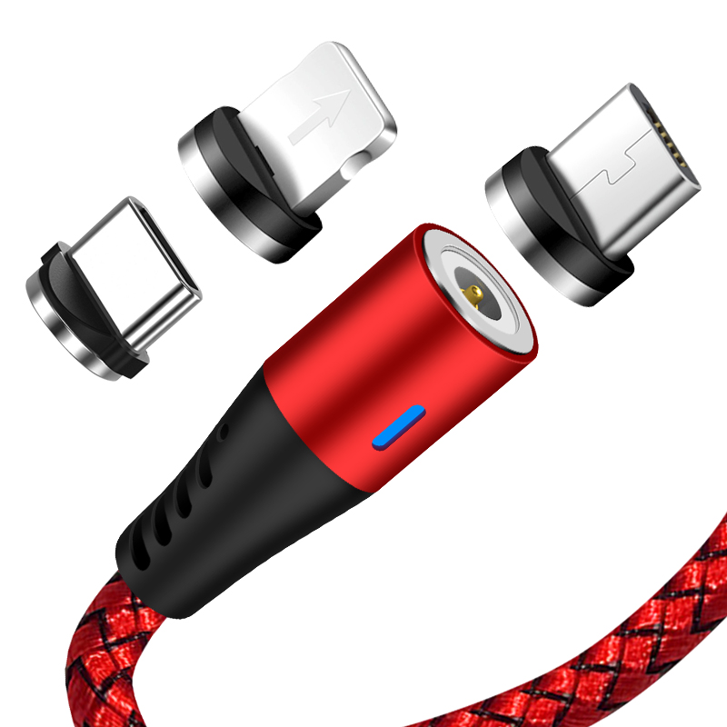 Магнитное зарядное устройство для телефона с сертификатом CE ROHS FC, USB-кабель для зарядки, магнитный кабель для мобильного телефона