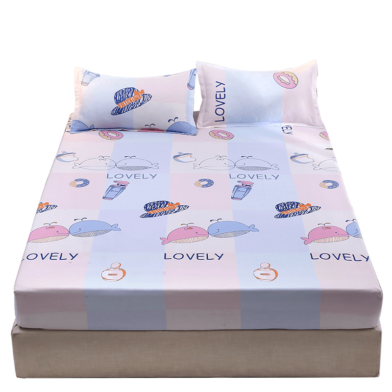wholesale luxury customized fitted crib sheet fitted bed sheets queen size 100% polyester/cotton