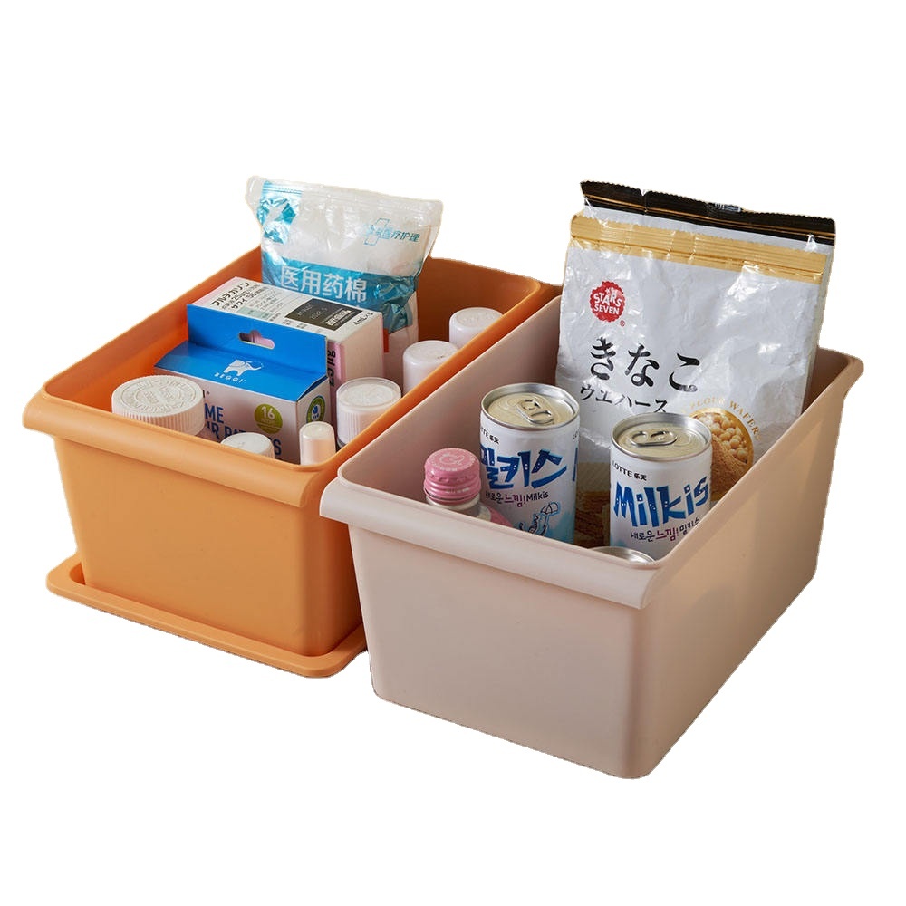 Wholesale Small-Size Home Stackable Storage Box Multifunction Sundries Plastic Storage Box With Lid
