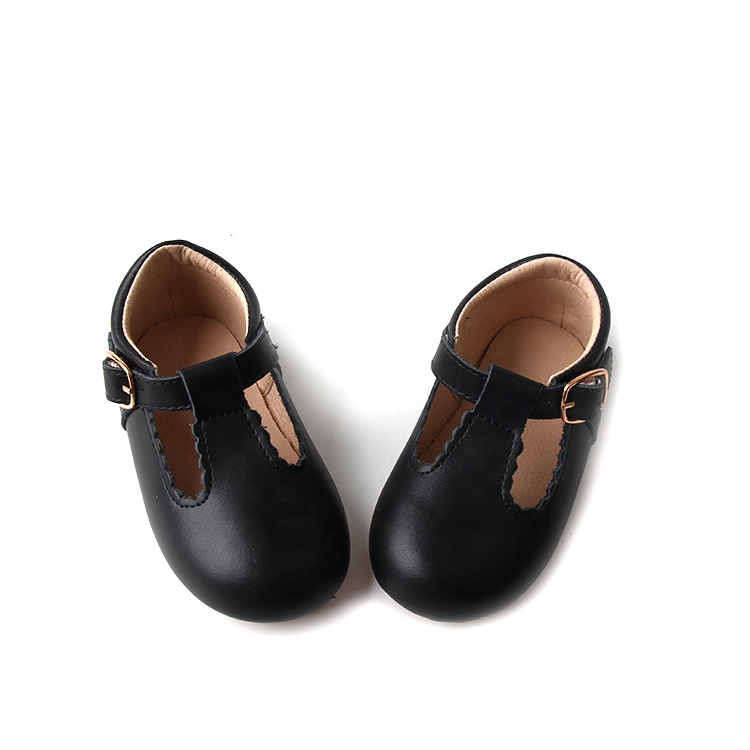 Spring Autumn Children Leather Shoes for Boys Girls Crib Shoes Hard Bottom Holiday Outdoor Shoes Kids Sneakers