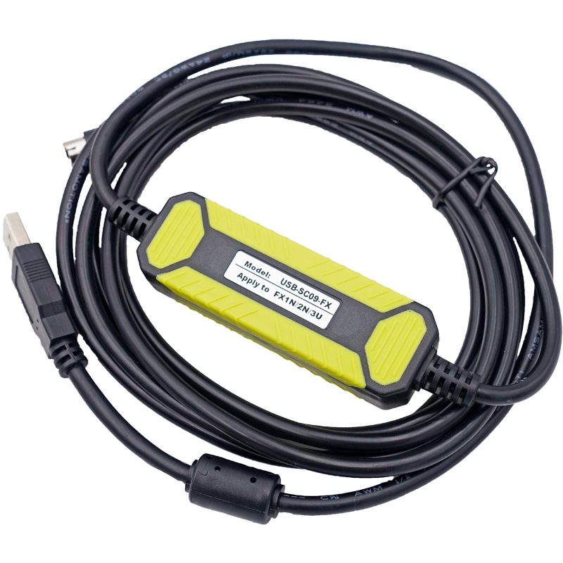 Mitsubishi PLC Кабель для программирования USB-SC09-FX относится к FX1N FX2N