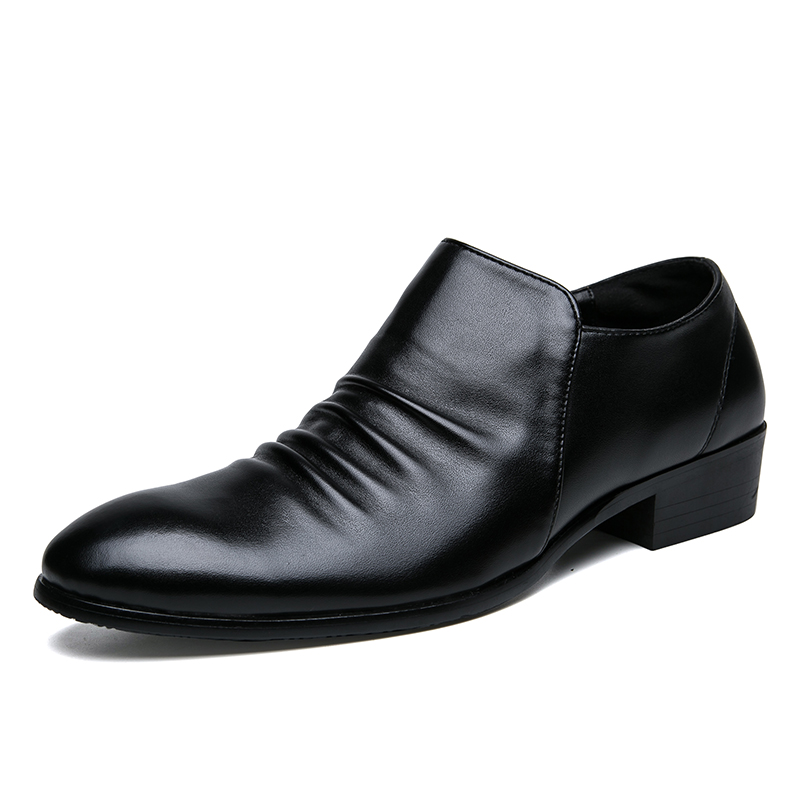 High-end Genuine Leather Shoes Men Dress Black Classic Man Dress Shoe Durable Dress Shoes Men
