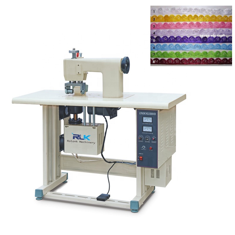 Factory direct sale 100mm ultrasonic lace sewing machine for fabric