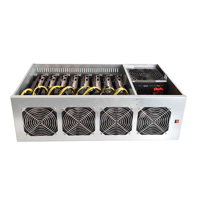 8 GPU Rig GPU Miner AMD RX 580 8GB Graphic Card ETH Mining Machine GPU Miner
